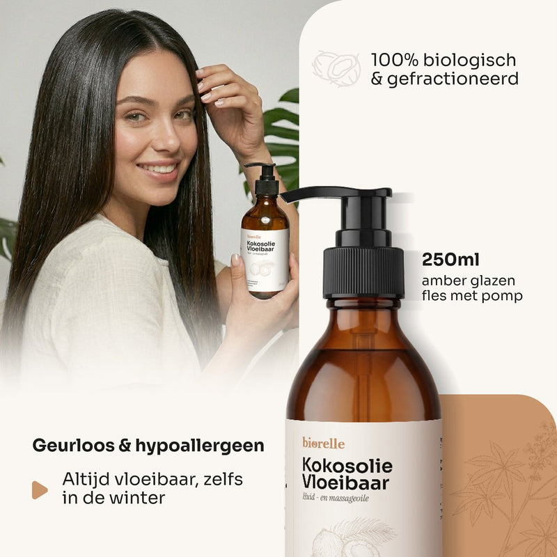Vloeibare Kokosolie 250ml